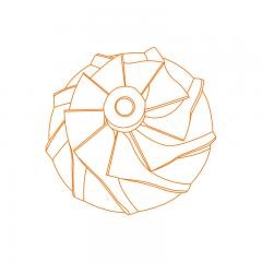 TF035 توربو 49135-03410
